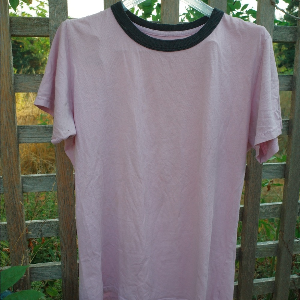 Lavender Big Bud Press Ringer Tee
